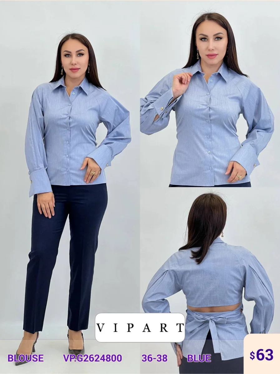 Блузка VIPART (Blue, модель VP.G2624800) оптом