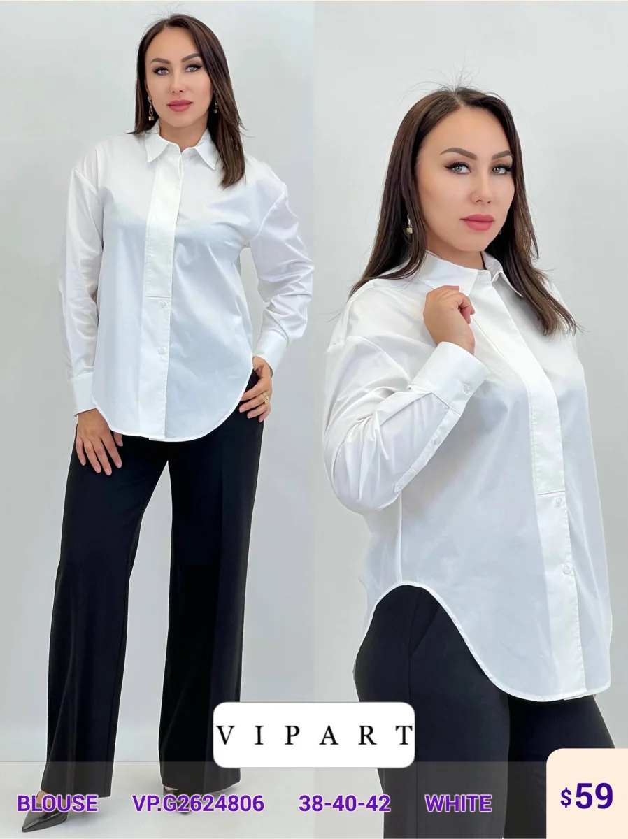 Блузка VIPART (White, модель VP.G2624806) оптом