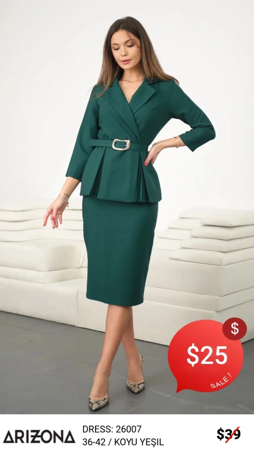 Платье Dress Arizona (Зеленый, модель 26007) оптом