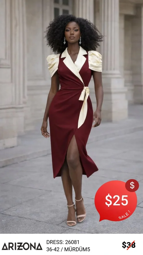 Платье Dress Arizona (Сливовый, модель 26081) оптом