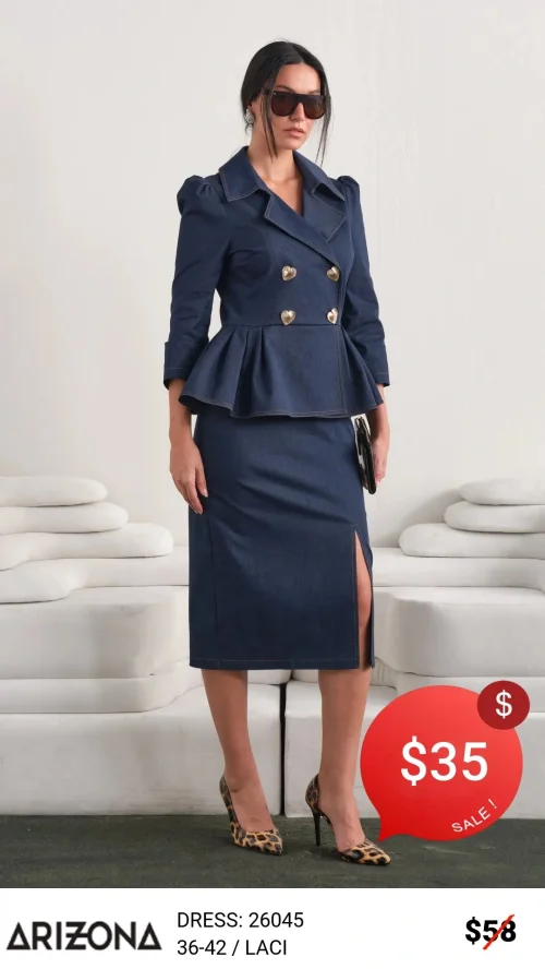 Платье Dress Arizona (Темно-синий, модель 26045) оптом