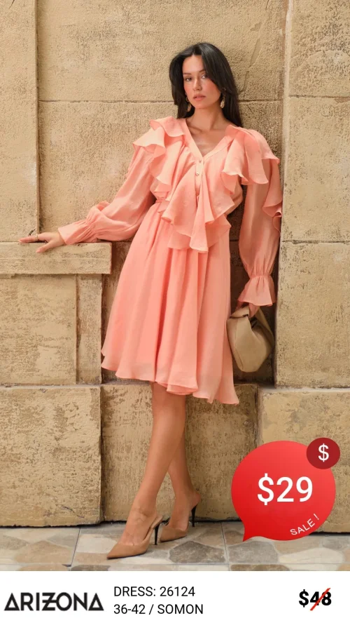 Платье Dress Arizona (Коралловый, модель 26124) оптом