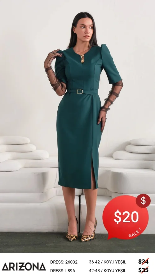 Платье Dress Arizona (Зеленый, модель 26032) оптом