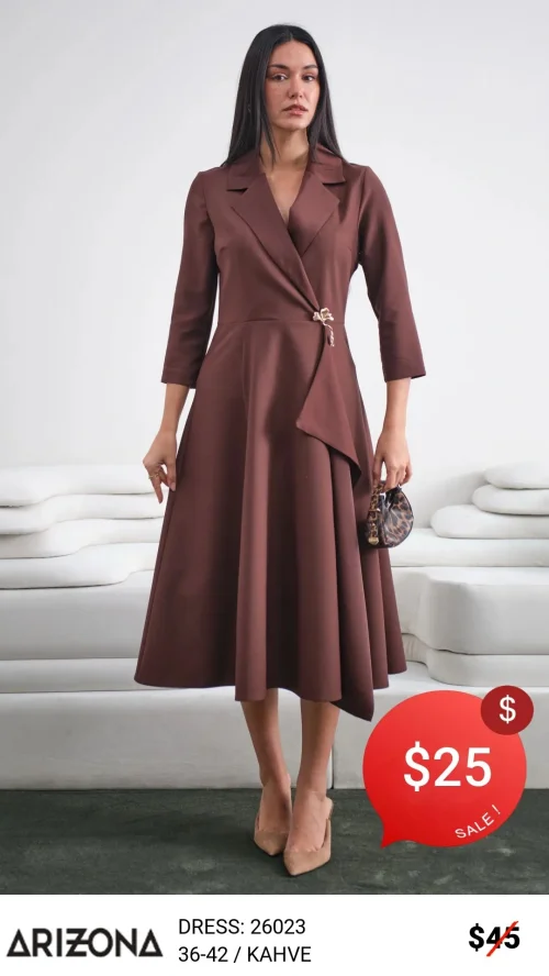 Платье Dress Arizona (Коричневый, модель 26023) оптом