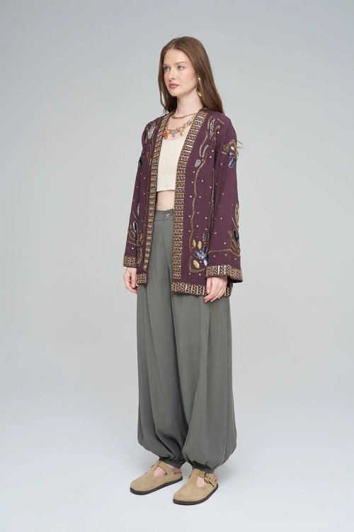 Кимоно ORF (Burgundy, модель 34839) оптом