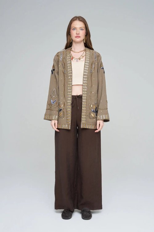 Кимоно ORF (Olive, модель 34839) оптом