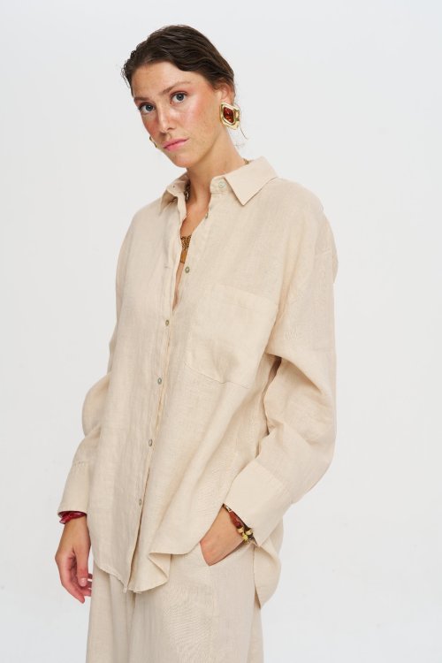 Рубашка ORF (Beige, модель 34964) оптом