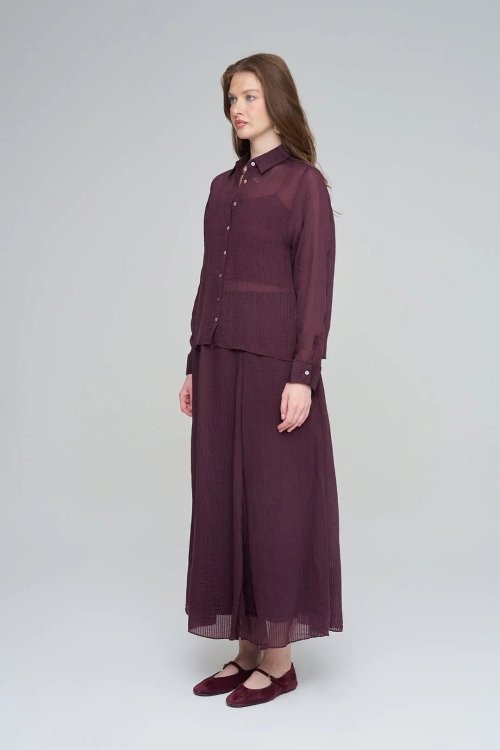 Рубашка ORF (Burgundy, модель 34880) оптом