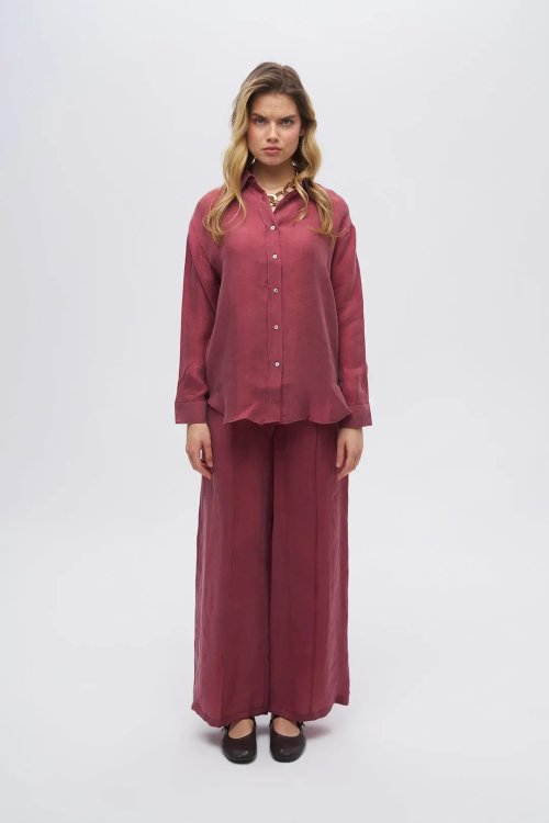 Рубашка ORF (Burgundy, модель 34834) оптом