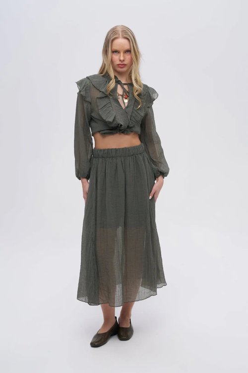 Юбка ORF (Olive, модель 39059) оптом