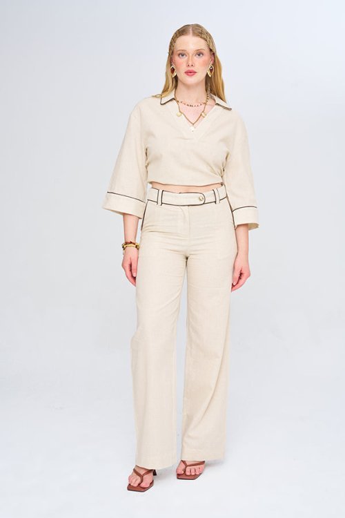 Брюки ORF (Beige, модель 45392) оптом