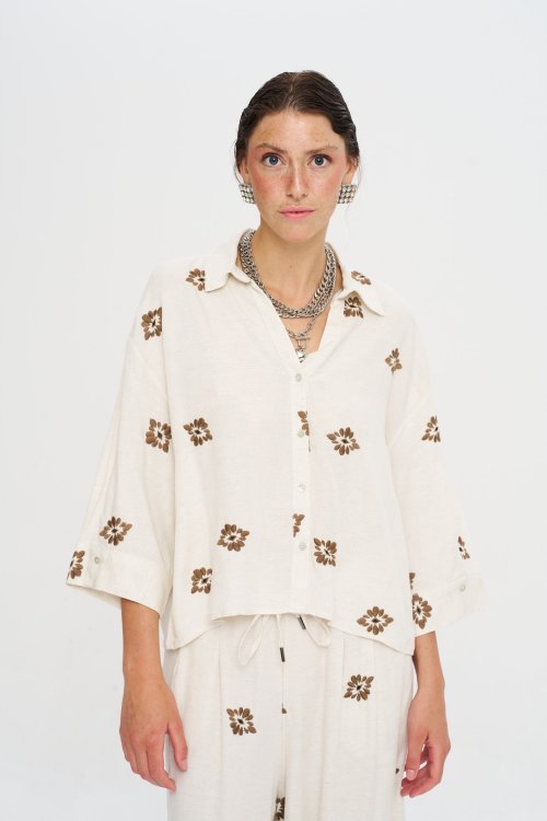 Рубашка ORF (Beige, модель 34962) оптом