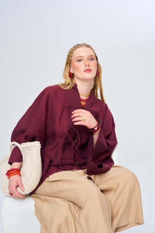 Кимоно ORF (Burgundy, модель 34991) оптом
