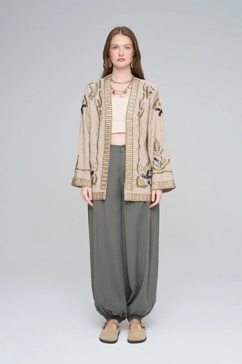 Кимоно ORF (Beige, модель 34839) оптом