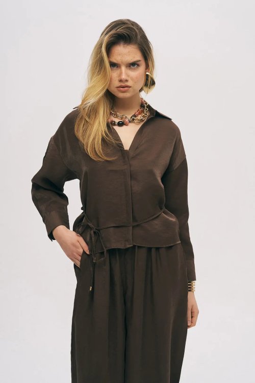 Рубашка ORF (Brown, модель 34852) оптом