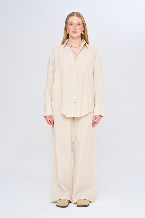 Рубашка ORF (Beige, модель 34969) оптом